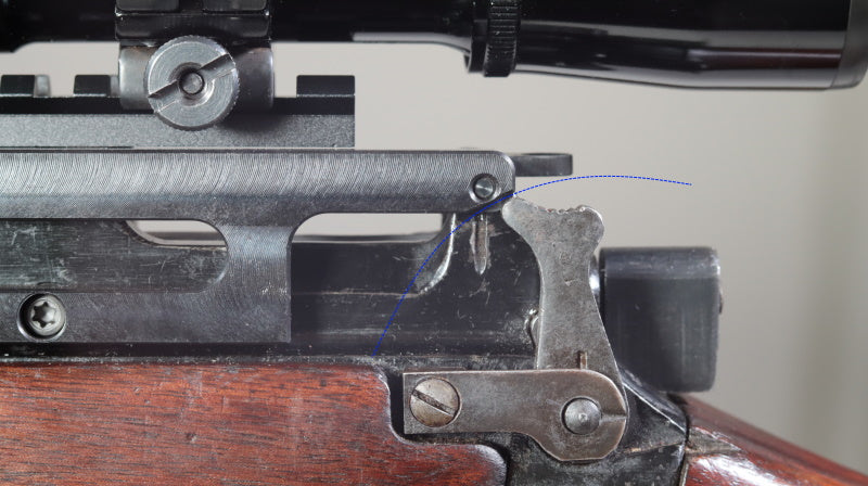 Lee-Enfield NDT (No Drill-Tap) Scope Mount for No4 and No5 Gen 3